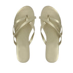 Sandalias flats Karen2 dorado para Mujer