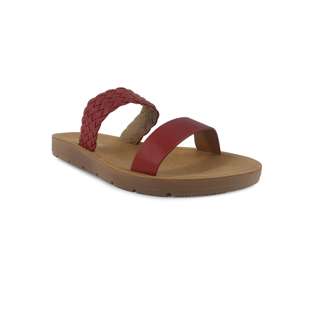 Sandalias flats Lily rojo para Mujer