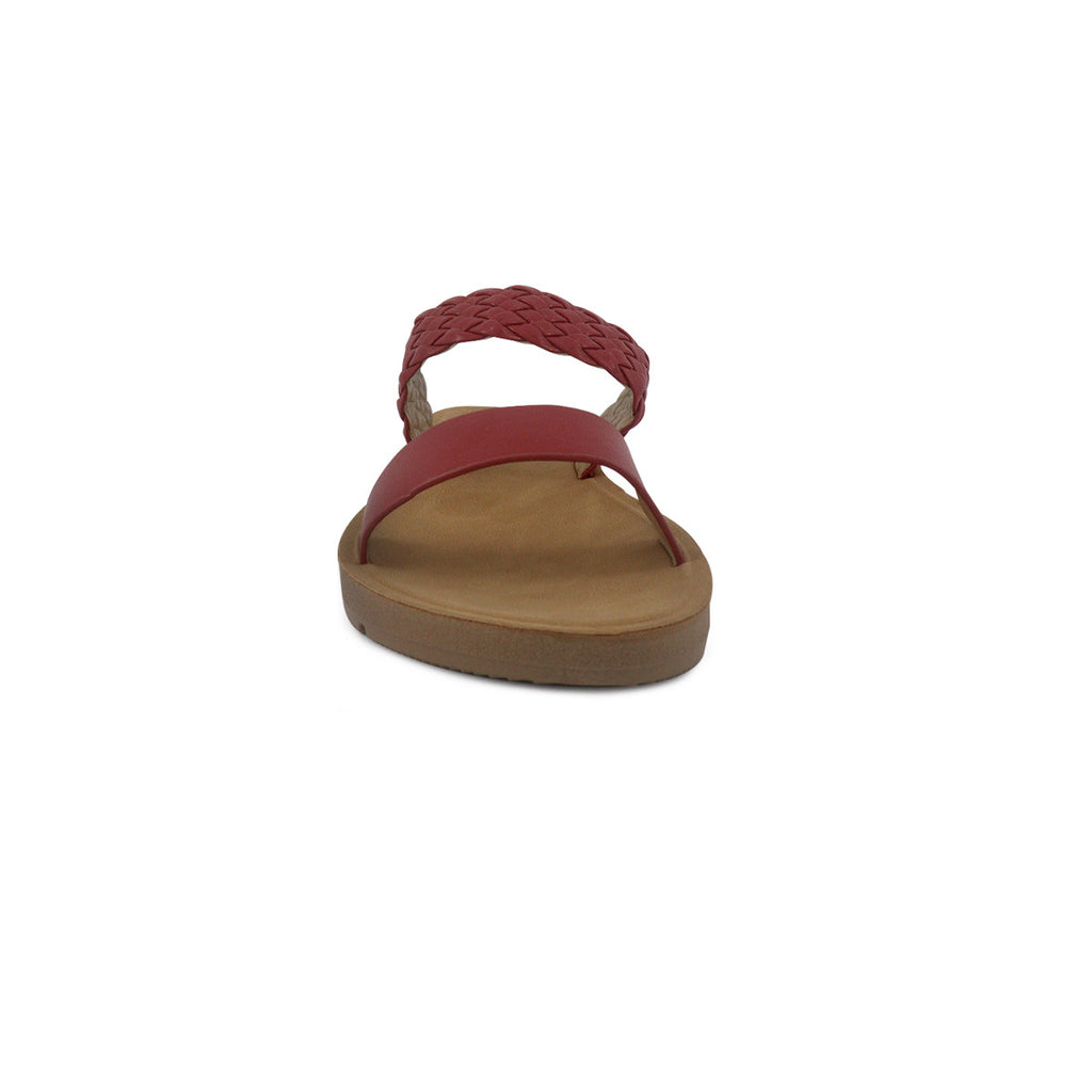 Sandalias flats Lily rojo para Mujer