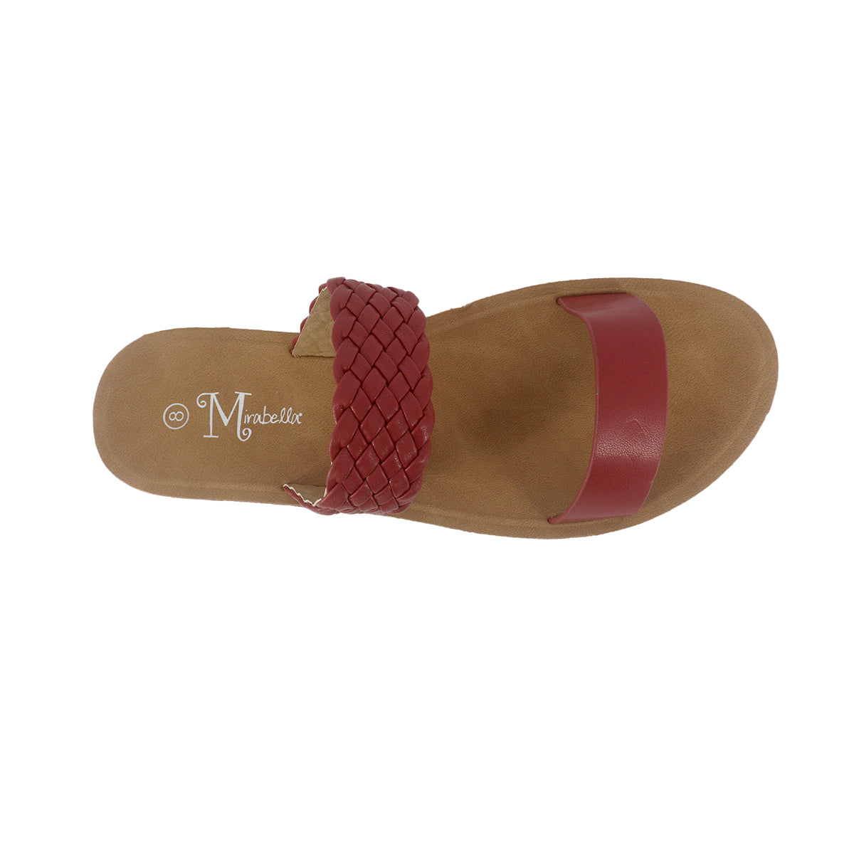 Sandalias flats Lily rojo para Mujer