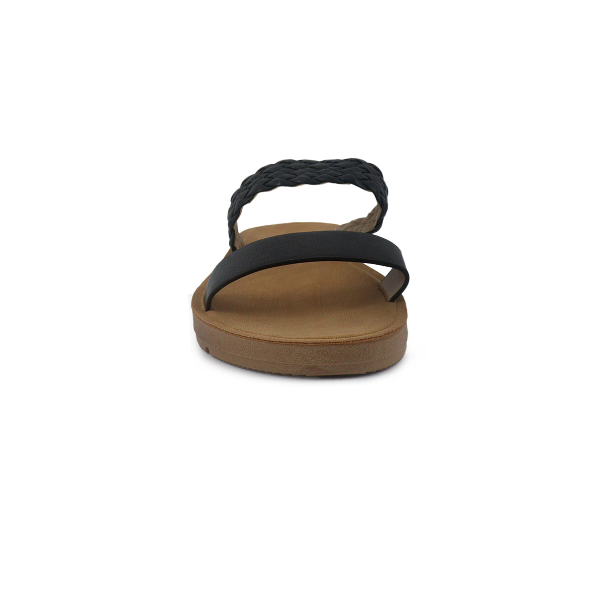 Sandalias flats Lily negro para Mujer