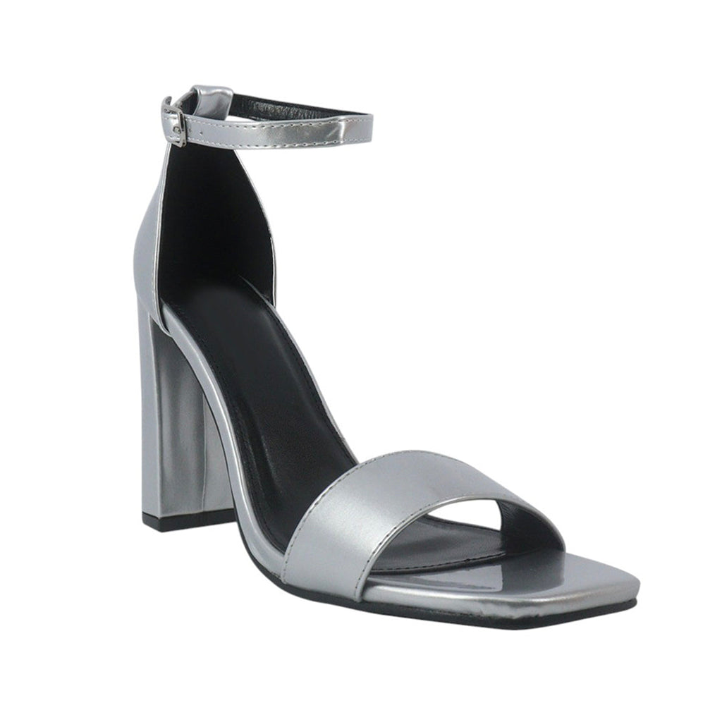 Sandalias Ariel plateado para Mujer