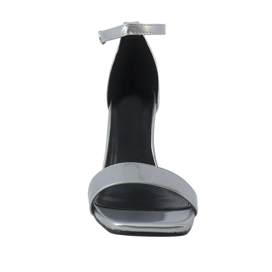 Sandalias Ariel plateado para Mujer