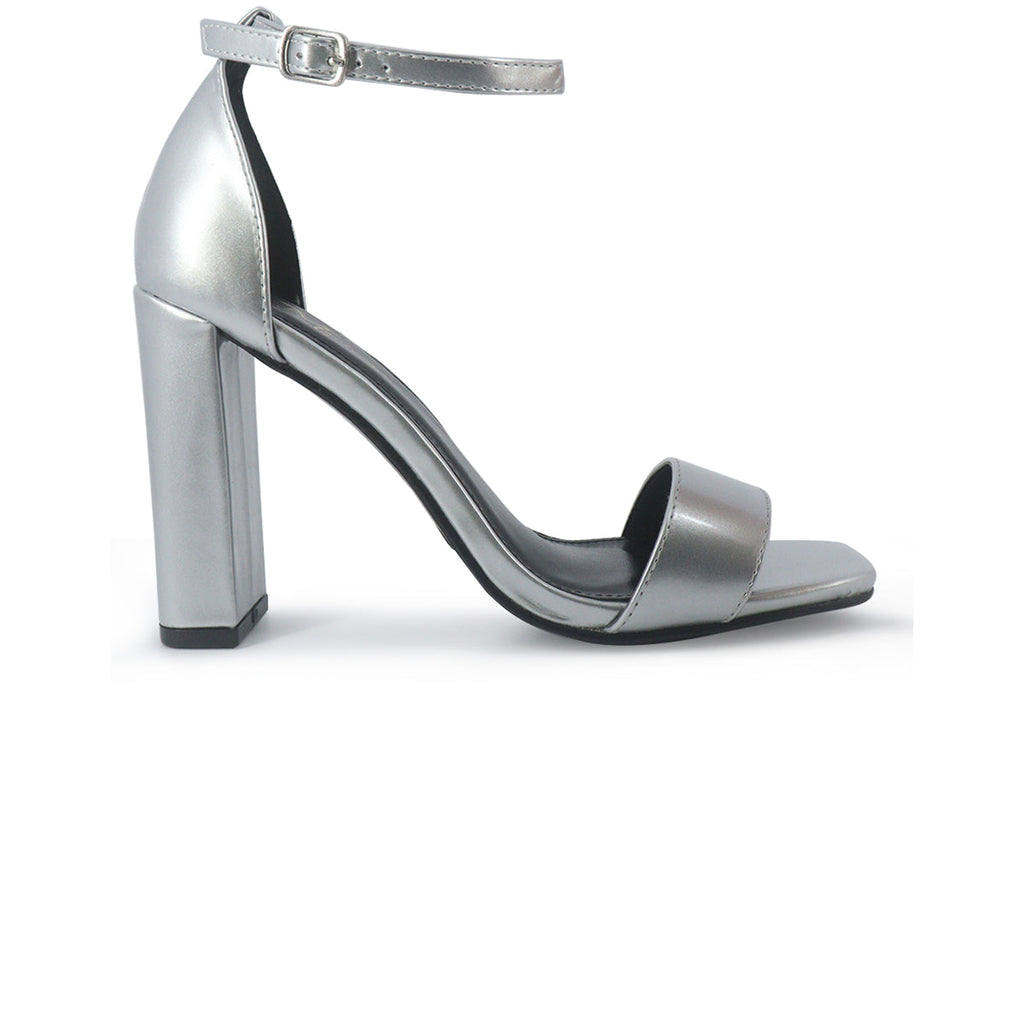 Sandalias Ariel plateado para Mujer
