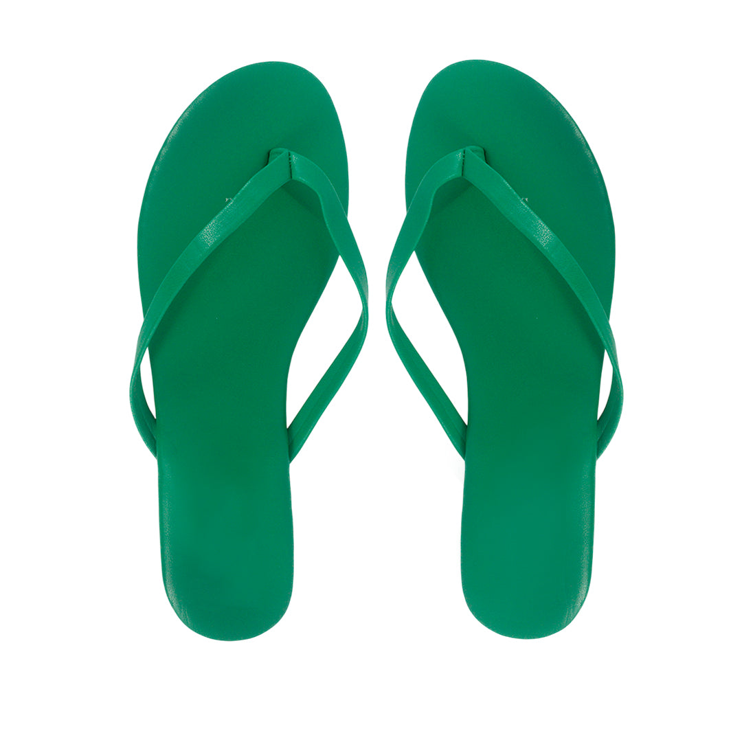 Sandalias flats Karen1 verde para Mujer