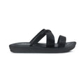Sandalias flats Zonia negro para Mujer