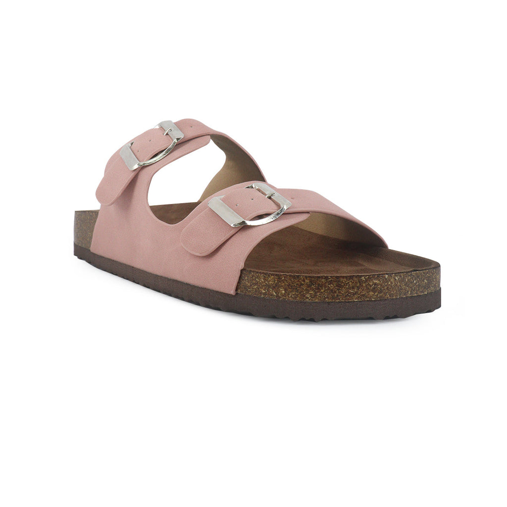 Sandalias flats Mirka rosado para Mujer