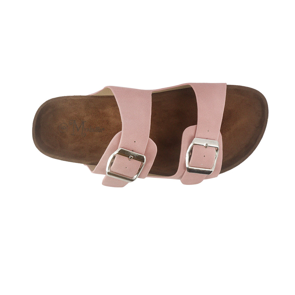 Sandalias flats Mirka rosado para Mujer