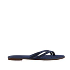Sandalias flats Karen2 navy para Mujer
