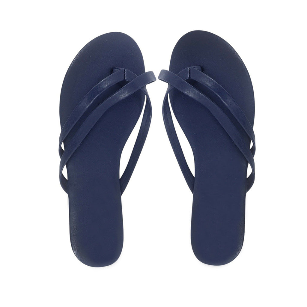 Sandalias flats Karen2 navy para Mujer