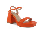 Sandalias Dione naranja para Mujer