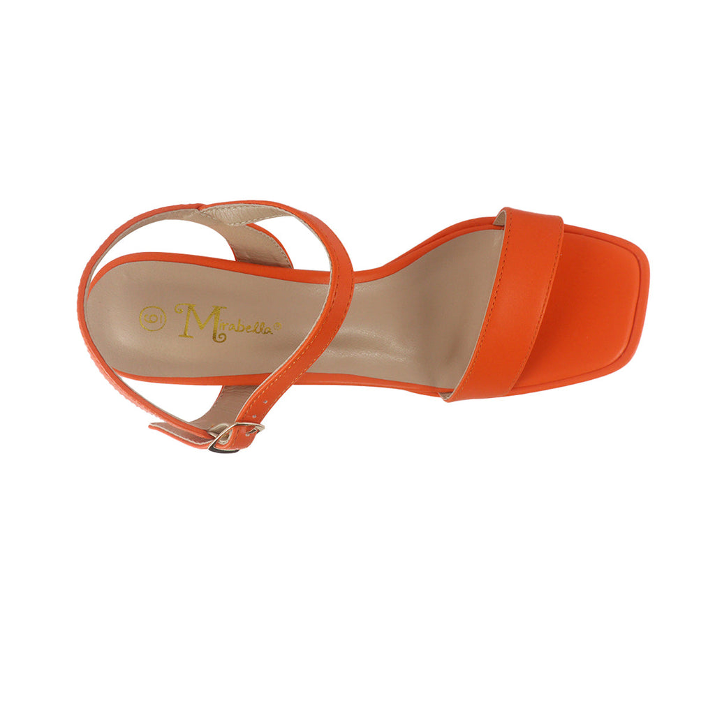 Sandalias Dione naranja para Mujer