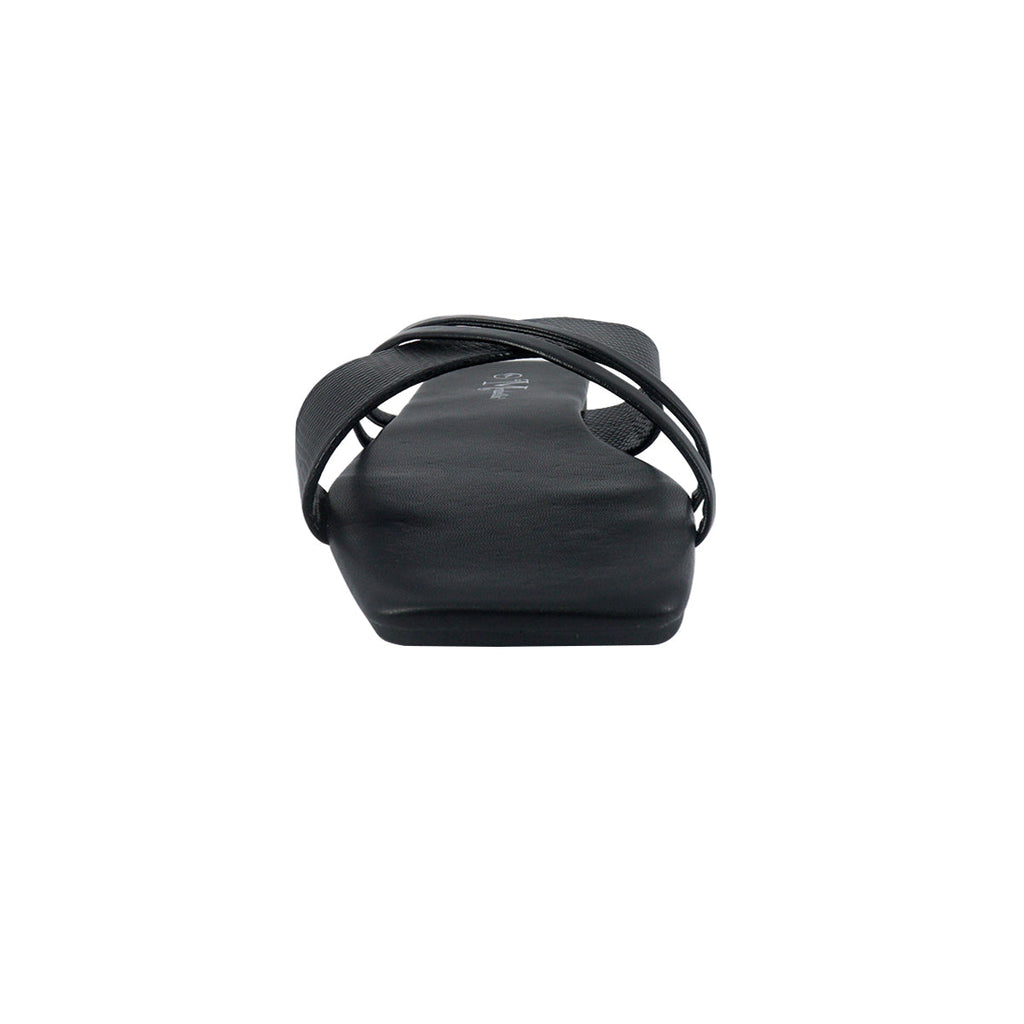 Sandalias flats Karina negro para Mujer