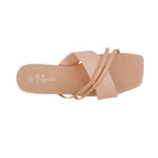 Sandalias flats Karina blush para Mujer