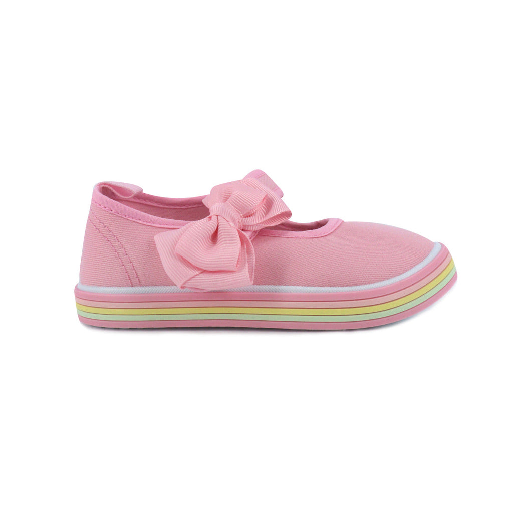 Zapatos canvas Phoebe rosado para Infantes