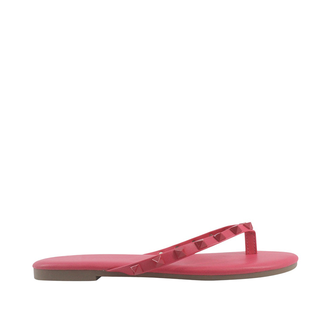 Sandalias flats Karen St rosado para Mujer