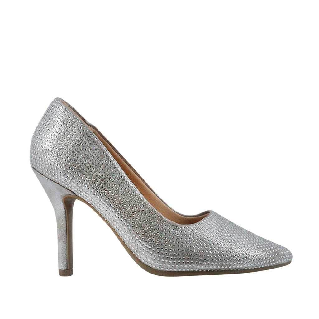 Zapatos de tacon Paris plateado para Mujer