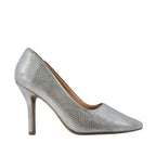 Zapatos de tacon Paris plateado para Mujer