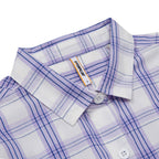Camisa Plaid Poplin para mujer