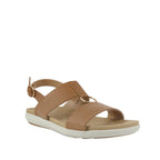 Sandalias flats Luna café para mujer