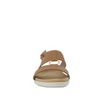 Sandalias flats Luna café para mujer
