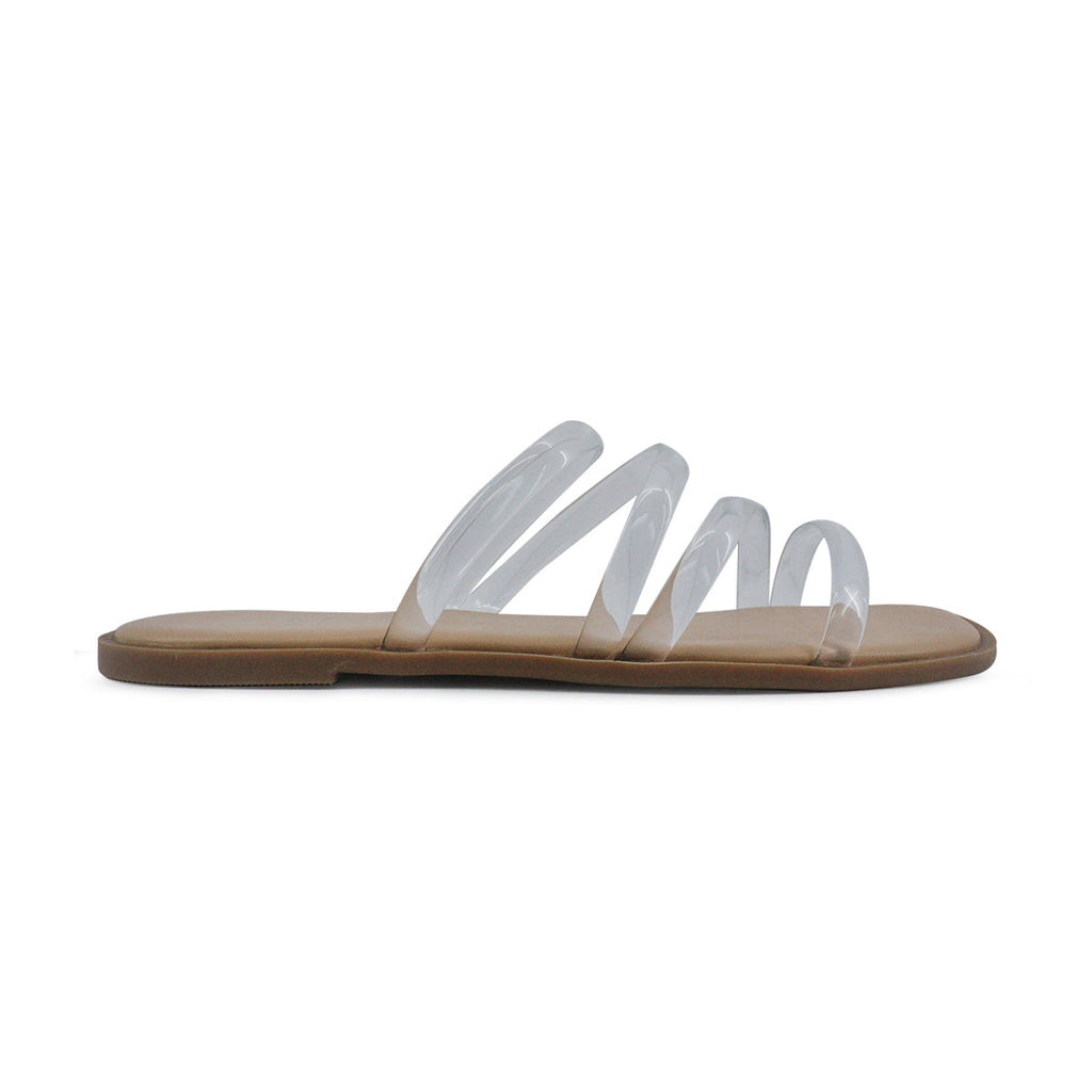 Sandalias flats Mady blanco para Mujer