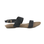 Sandalias flats Sharon negro para Mujer