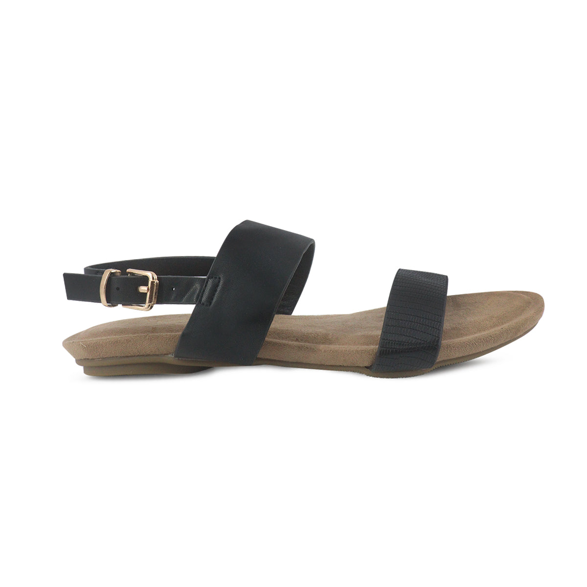 Sandalias flats Sharon negro para Mujer
