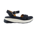 Sandalias flats Luz negro para mujer