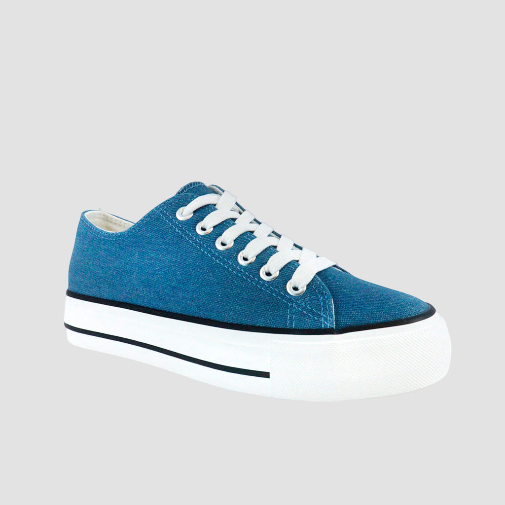 Sneakers Malory denim para mujer