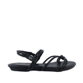 Sandalias flats Tully negro para mujer