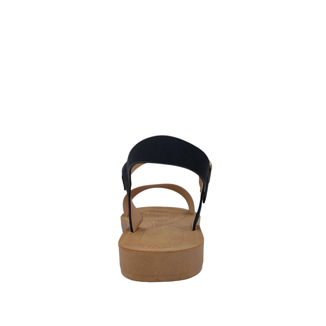 Sandalias flats Sue plateado para mujer
