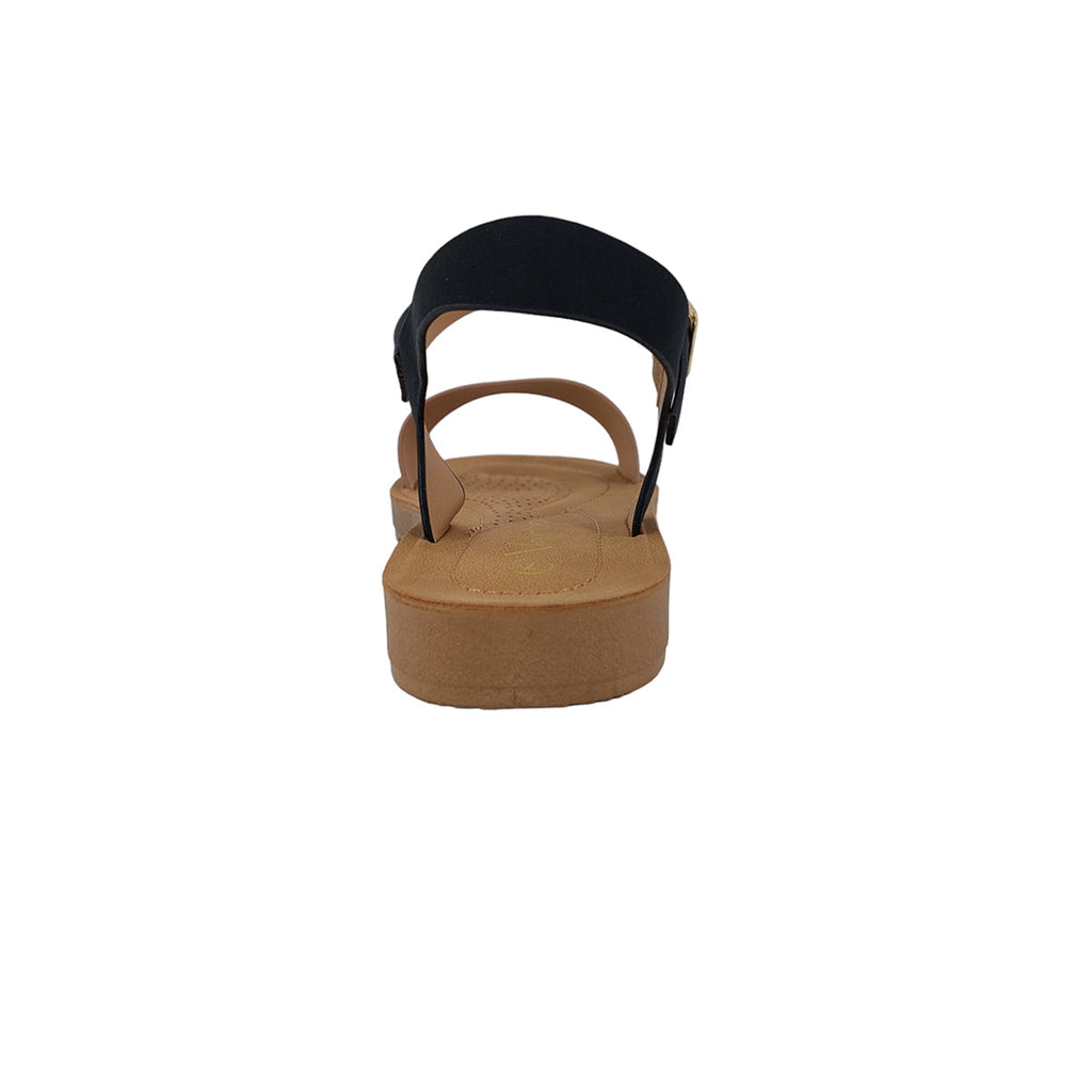 Sandalias flats Sue plateado para mujer