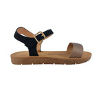 Sandalias flats Sue plateado para mujer