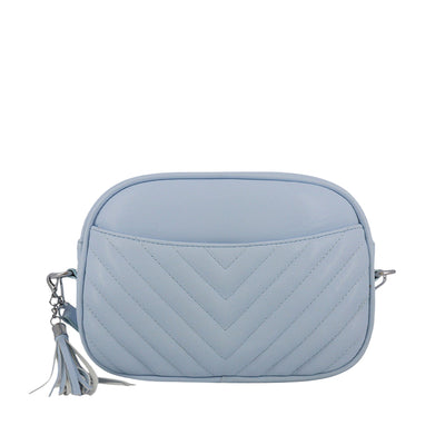 Cartera Perlha celeste para mujer
