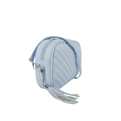 Cartera Perlha celeste para mujer
