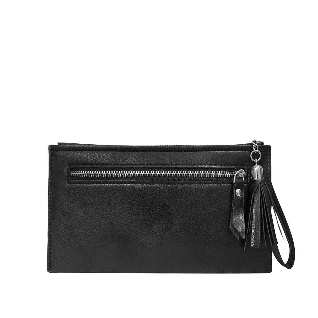 Billetera Mily negro para mujer