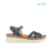 Sandalias flats Jaylin celeste para Mujer