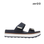 Sandalias flats Gillian para mujer color navy