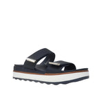Sandalias flats Gillian para mujer color navy