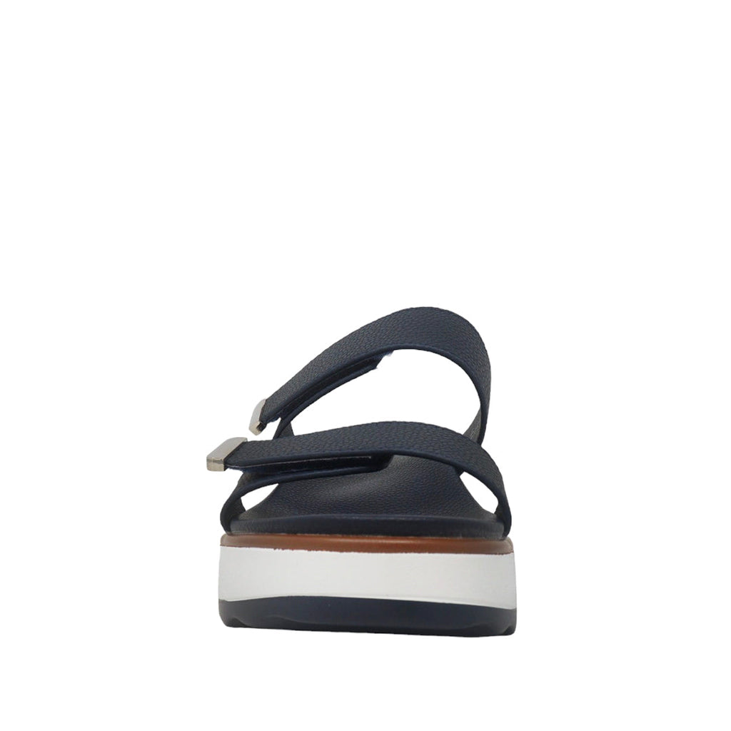 Sandalias flats Gillian para mujer color navy