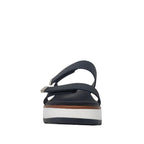 Sandalias flats Gillian para mujer color navy