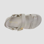 Sandalias flats Madelin hueso para mujer