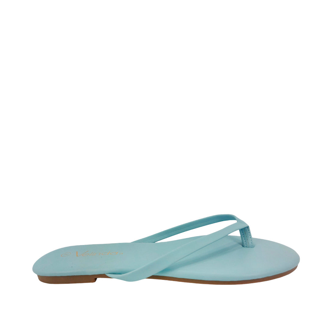Sandalias flats Karen celeste para mujer