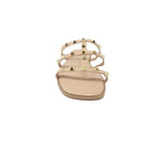 Sandalias flats Valeria nude para mujer