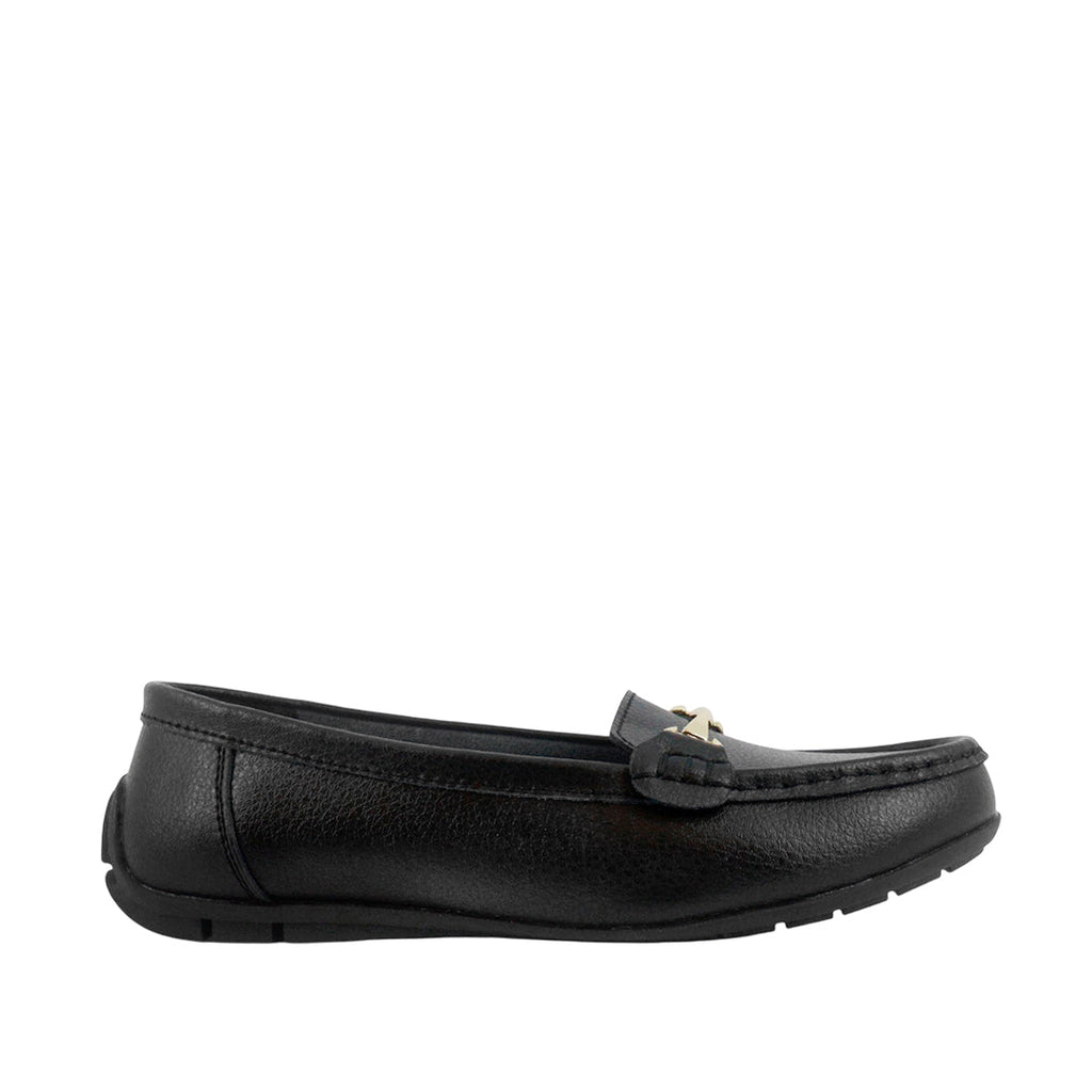 Mocasines Nelly negro para mujer
