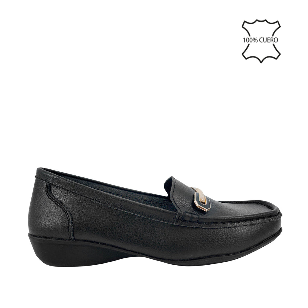 Mocasines Ena negro para mujer