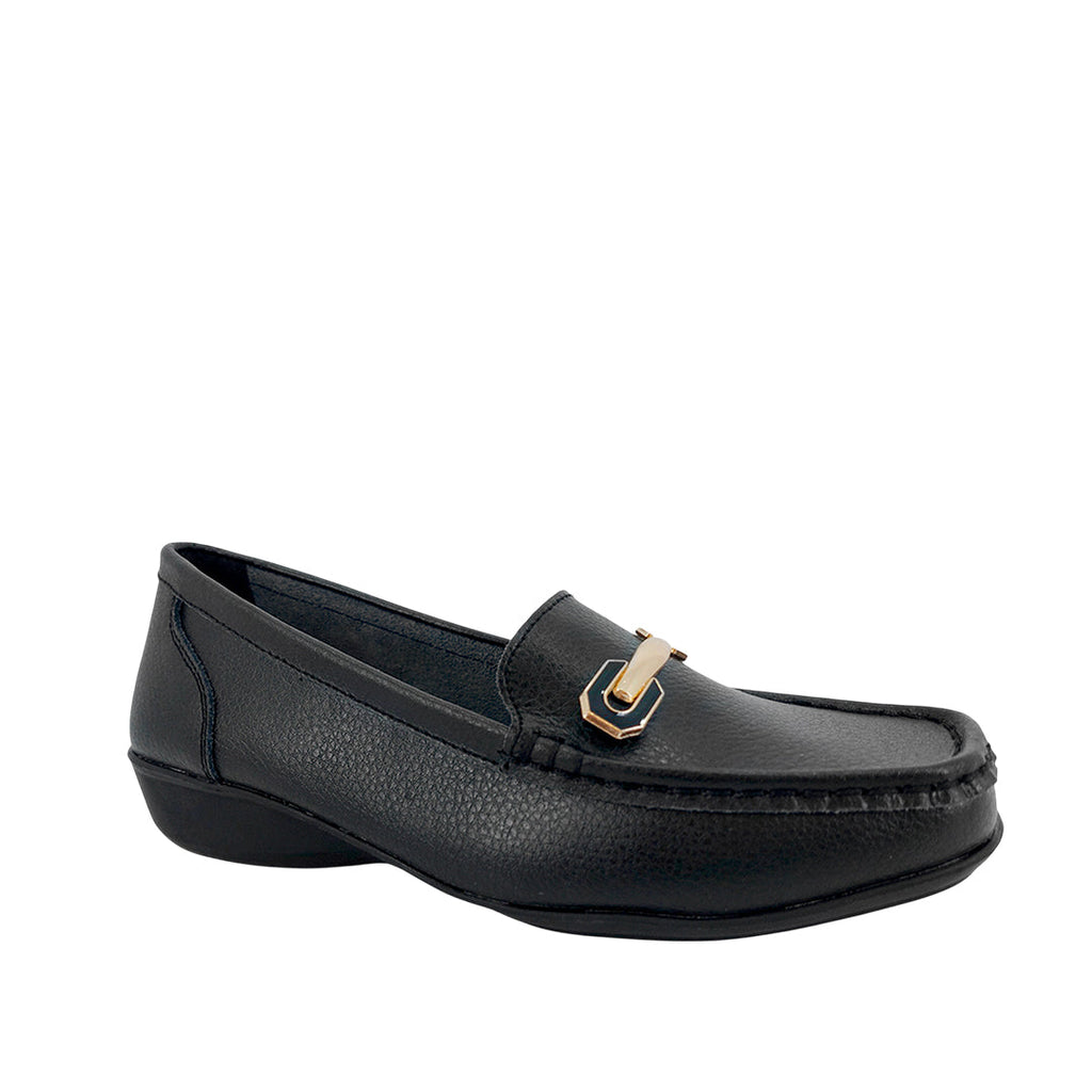 Mocasines Ena negro para mujer