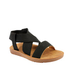 Sandalias flat Annamir negro para Mujer