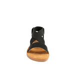 Sandalias flats Ana negro para mujer